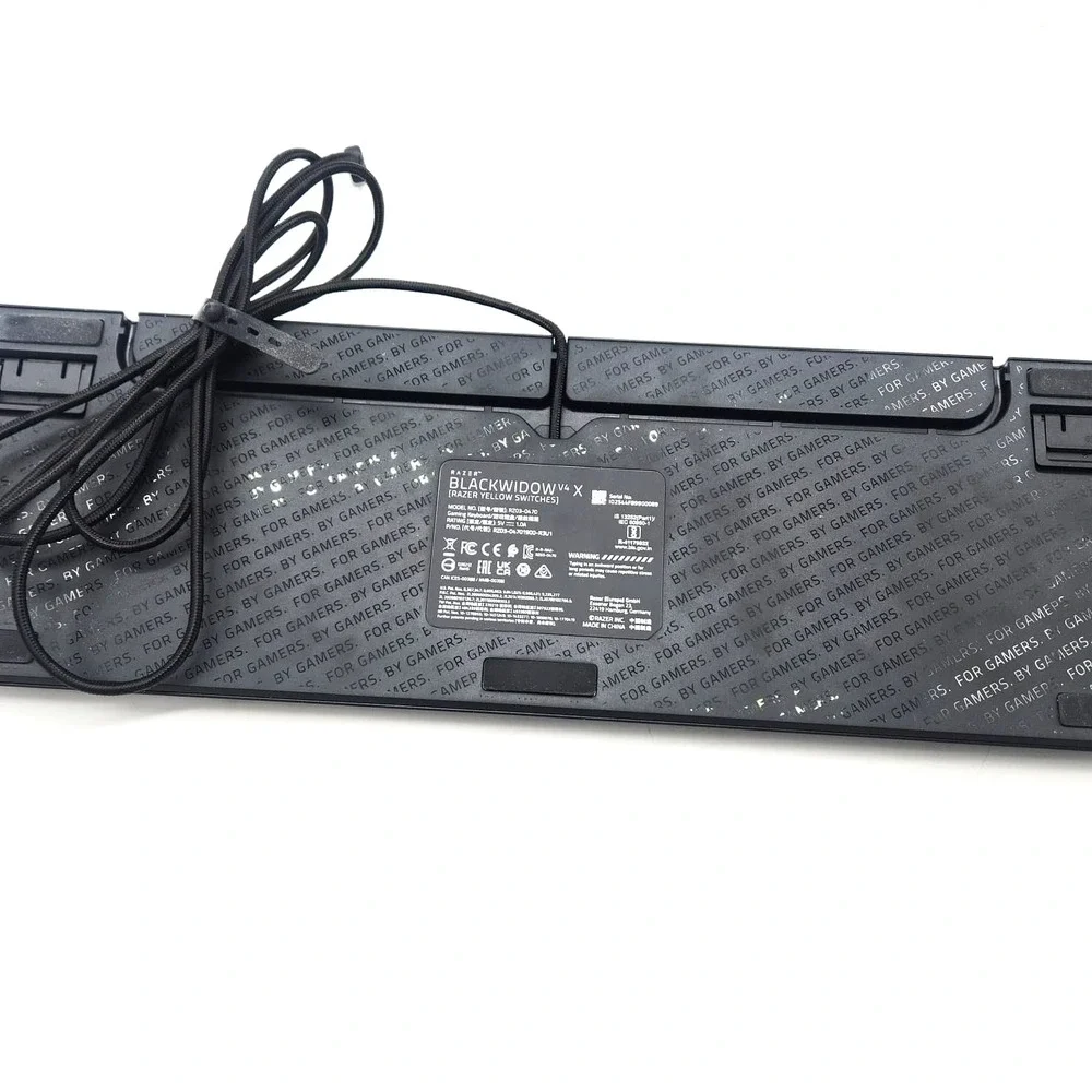 Razer BlackWidow‎ V4 X RGB Mechanical Keyboard Yellow Linear Switch PC